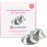 SILVERETTE The Original Silver Nursing Cups, Nipple Covers for Breastfeeding Essentials, Pure 925 Silver Nipple Shields for Breastfeeding Newborn, Lightweight Nursing Cups, Regular Size