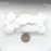 Plastic Counters: White Color Gaming Tokens (Hard Colored Plastic Coins, Markers and Discs for Bingo Chips, Tiddly Winks, Checkers, and Other Board Game Playing Pieces) | 50 Pieces
