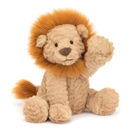 Jellycat Fuddlewuddle Lion Stuffed Animal, Medium 9 inches - Big Cat Plush Toy - Classic Children\'s Gift