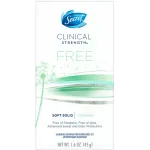 Secret Clinical Strength Soft Solid Sensitive Unscented Deodorant, 1.6 oz (Pack of 3)