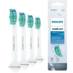 Philips Genuine Sonicare Pro Results Brush Heads, White, Pack of 4 - HX6014/07