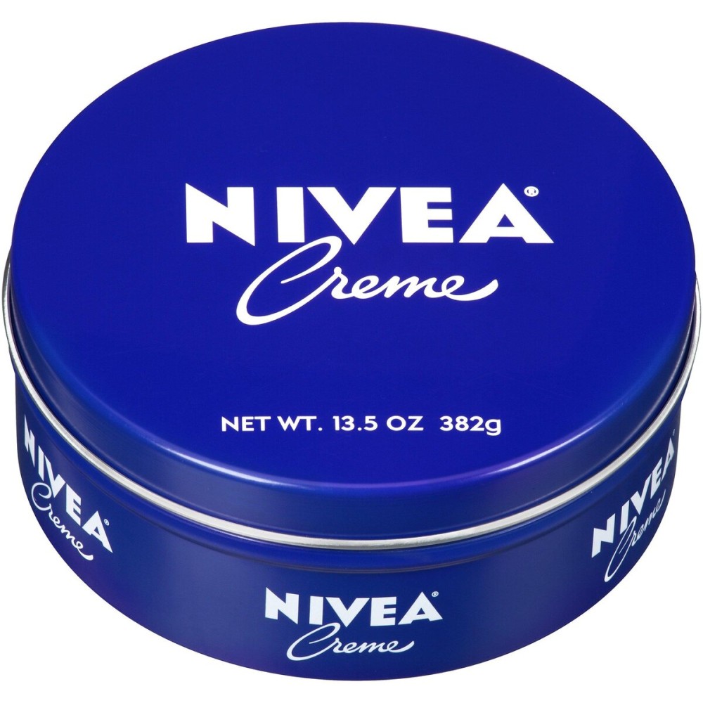 NIVEA Creme Body, Face and Hand Moisturizing Cream for All Skin Types, Skin Care Gifts for Mom, Rich Body Moisturizer with Provitamin B5, 13.5 Oz Tin