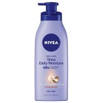 NIVEA Shea Nourish Body Lotion with Deep Nourishing Serum and Shea Butter, 48-Hour Moisturizing Body Lotion for Dry Skin, Nourishes and Smooths Dry Skin, 16.9 Fl Oz Pump Bottle