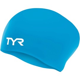 TYR Adult Long Hair Silicone Wrinkle Free Swim Cap for Braids, Dreadlocks, Streamlined Swim, Hair Protection TYR Adult Long Hair Silicone Wrinkle Free Swim Cap for Braids, Dreadlocks, Streamlined Swim, Hair Protection