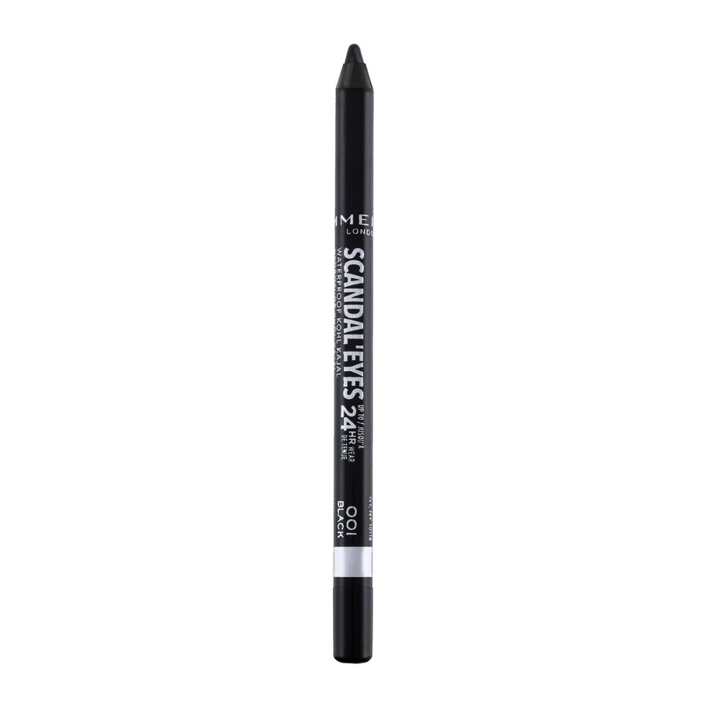 Rimmel London Scandaleyes Waterproof Gel Pencil Eyeliner, Long-Wearing, Ultra-Smooth, Smudge-Proof, 001, Black, 0.04oz Rimmel London Scandaleyes Waterproof Gel Pencil Eyeliner, Long-Wearing, Ultra-Smooth, Smudge-Proof, 001, Black, 0.04oz