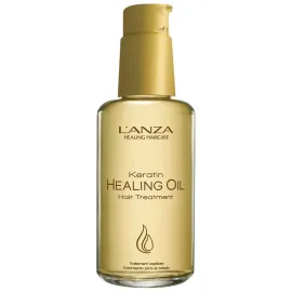 L\'ANZA Keratin Healing Oil Hair Treatment, Hair Oil Revives & Nourishes Dry Damaged Hair & Scalp, Sulfate Free with Phyto IV Complex, Cruelty Free Volumizing Hair Care with UV Protection (1.7 Fl Oz)
