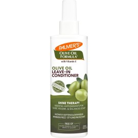 Palmer\'s Olive Oil Formula Leave In Conditioner Spray, Shine Therapy, Instantly Detangle, Soften and Smooth Textured and Curly Hair, 8.5 Ounces