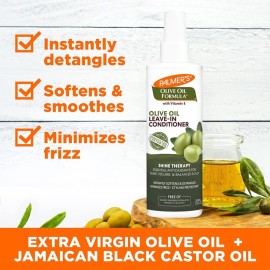 Palmer\'s Olive Oil Formula Leave In Conditioner Spray, Shine Therapy, Instantly Detangle, Soften and Smooth Textured and Curly Hair, 8.5 Ounces Palmer\'s Olive Oil Formula Leave In Conditioner Spray, Shine Therapy, Instantly Detangle, Soften and Smooth Textured and Curly Hair, 8.5 Ounces