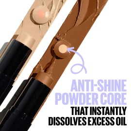 Maybelline Fit Me Shine-Free + Balance Foundation Stick, Multi-Use Face Makeup and Contour Stick For Natural, Matte Coverage, Toffee, 1 Count Maybelline Fit Me Shine-Free + Balance Foundation Stick, Multi-Use Face Makeup and Contour Stick For Natural, Matte Coverage, Toffee, 1 Count