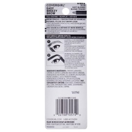COVERGIRL - Easy Breezy Brow Fill + Define Brow Pencil, Sharpener Included, Long-Lasting, Deeply Pigmented, Blendable Formula, 100% Cruelty-Free COVERGIRL - Easy Breezy Brow Fill + Define Brow Pencil, Sharpener Included, Long-Lasting, Deeply Pigmented, Blendable Formula, 100% Cruelty-Free