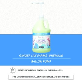 Ginger Lily Farms Premium Gallon Pump, Dispenses One Ounce Per Pump, Fits Most Standard Gallon Bottles and Containers