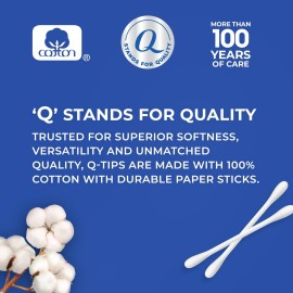 Q-tips Cotton Swabs, 500 Count (Pack of 2) Q-tips Cotton Swabs, 500 Count (Pack of 2)