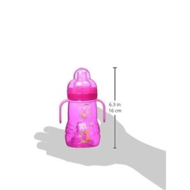 MAM Trainer Sippy Cup for Toddlers 1-3, 8 oz. Transition Drinking Cup with Extra-Soft Spout, Spill-Free Nipple, and Non-Slip Handles, for Girls 4+ Months, 1 Count MAM Trainer Sippy Cup for Toddlers 1-3, 8 oz. Transition Drinking Cup with Extra-Soft Spout, Spill-Free Nipple, and Non-Slip Handles, for Girls 4+ Months, 1 Count