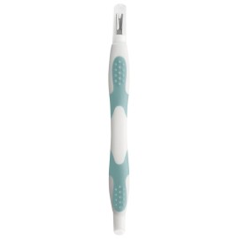 Trim Cuticle Pusher and Remover - Dual-Ended Cuticle Trimmer Tool for Manicures and Pedicures - Ergonomic Design with Non-Slip Grip - Nail Care Essential