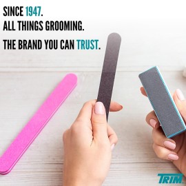 Trim Cuticle Pusher and Remover - Dual-Ended Cuticle Trimmer Tool for Manicures and Pedicures - Ergonomic Design with Non-Slip Grip - Nail Care Essential