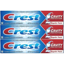 Crest Toothpaste Cavity Protection Regular (Pack of 3)