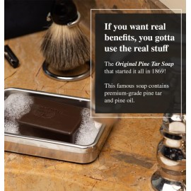 Packer\'s Pine Tar Soap | The Original Mens Body Soap Made With Natural Pine Tar and Pine Oils | All Natural Mens | Paraben, Sulfate, and Creosote Free (3 Pack)