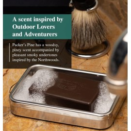 Packer\'s Pine Tar Soap | The Original Mens Body Soap Made With Natural Pine Tar and Pine Oils | All Natural Mens | Paraben, Sulfate, and Creosote Free (3 Pack)