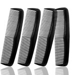 Soft \'N Style Hair Care 4-Pack Comb - Not Breakable - mens comb/fine tooth comb/peines para cabello