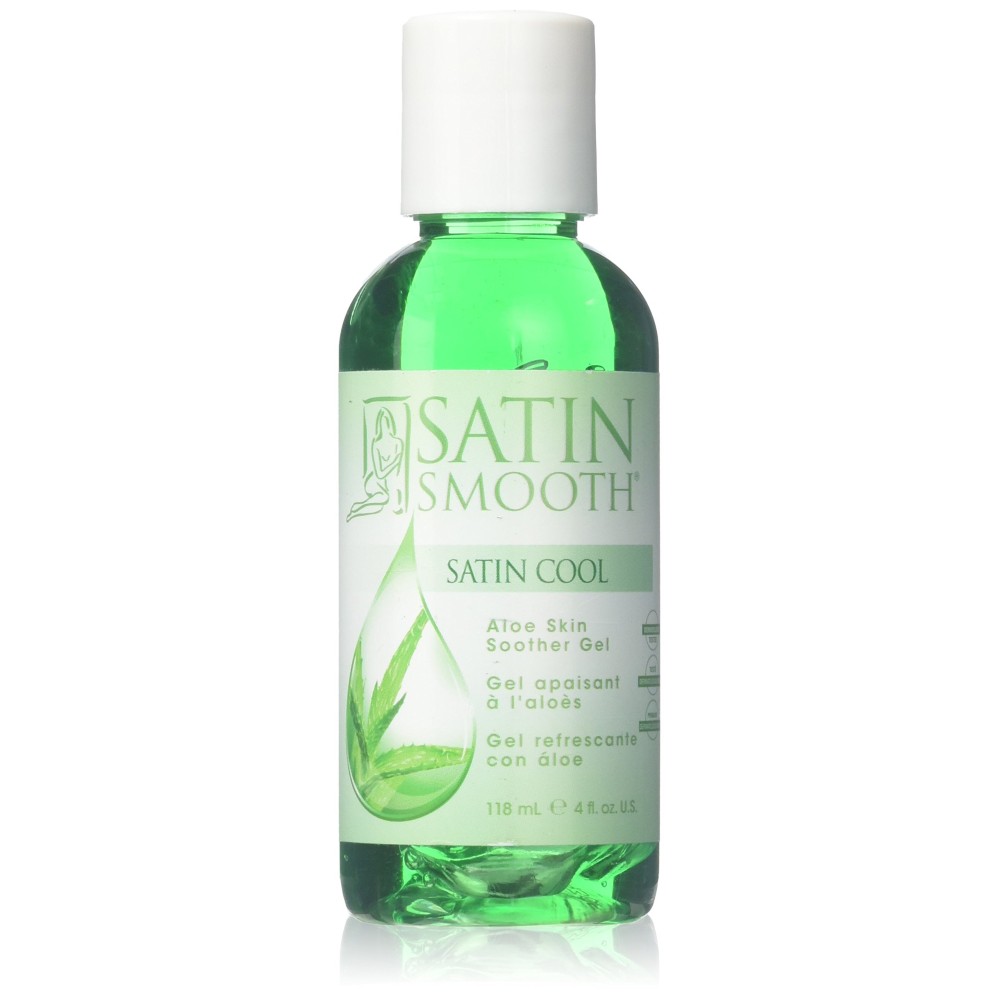 SATIN SMOOTH Cool aloe vera skin soother, 4.0 ounce, 4 Fl Ounce SATIN SMOOTH Cool aloe vera skin soother, 4.0 ounce, 4 Fl Ounce