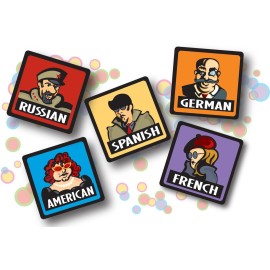 SPY ALLEY Dice Game - Quick and Easy Travel Dice Game. Hidden Identity Guessing Game for Kids and Adults.