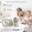 Infant Optics DXR-8 480p Video Baby Monitor, Non-WiFi Hack-Proof FHSS Connection, Interchangeable Lenses, Pan Tilt Zoom, LED Sound Bar, Night Vision, and Two-way Talk, low battery