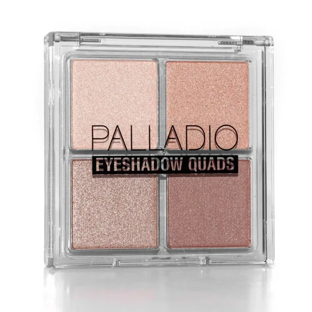 Palladio Eyeshadow Quads, Velvety Pigmented Blendable Matte, Metallic and Shimmer Finishes, Creamy Formula, Four Way Quad Eye Shadow Palette, Talc-Free (Ballerina) Palladio Eyeshadow Quads, Velvety Pigmented Blendable Matte, Metallic and Shimmer Finishes, Creamy Formula, Four Way Quad Eye Shadow Palette, Talc-Free (Ballerina)
