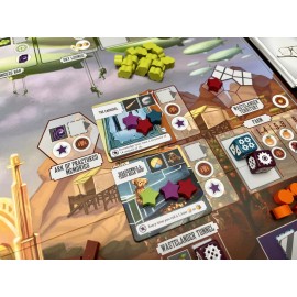 Stonemaier Games: Euphoria: Build a Better Dystopia (Base Game) | Competitive Dice Worker Placement Strategy Board Game | for Adults and Family | 2-6 Players, 60 Mins, Ages 14+