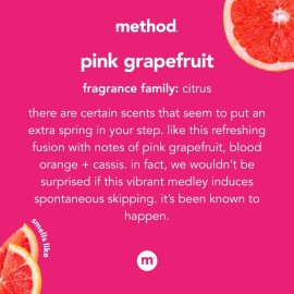 Method Foaming Hand Soap, Pink Grapefruit, Biodegradable Formula, 10 Fl Oz (Pack of 1) Method Foaming Hand Soap, Pink Grapefruit, Biodegradable Formula, 10 Fl Oz (Pack of 1)