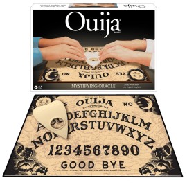 Classic Ouija with 1990s Artwork by Winning Moves Games, Thick Wood Premium Quality Talking Spirit Board, for 2 or More Players, Ages 8 and Up (1175) Classic Ouija with 1990s Artwork by Winning Moves Games, Thick Wood Premium Quality Talking Spirit Board, for 2 or More Players, Ages 8 and Up (1175)