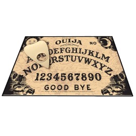Classic Ouija with 1990s Artwork by Winning Moves Games, Thick Wood Premium Quality Talking Spirit Board, for 2 or More Players, Ages 8 and Up (1175) Classic Ouija with 1990s Artwork by Winning Moves Games, Thick Wood Premium Quality Talking Spirit Board, for 2 or More Players, Ages 8 and Up (1175)