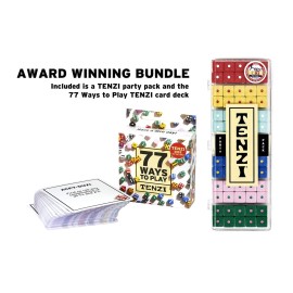 TENZI Party Pack Dice Game Bundle with 77 Ways to Play A Fun, Fast Frenzy for The Whole Family - 6 Sets of 10 Colored Dice - Colors May Vary TENZI Party Pack Dice Game Bundle with 77 Ways to Play A Fun, Fast Frenzy for The Whole Family - 6 Sets of 10 Colored Dice - Colors May Vary