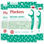 Plackers Micro Mint Freshens Breath, Dental Flossers Mint, 270 Count