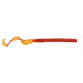 Berkley PowerBait Power Worm Fishing Bait, Pumpkinseed, 7in | 18cm, Irresistible Flavor, Classic Curly Tail Worm Profile, Ideal for Spring, Summer and Fall Fishing