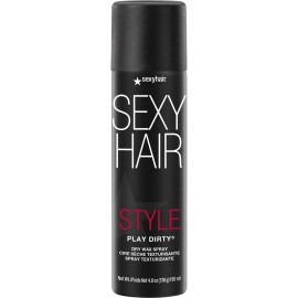 SexyHair Style Play Dirty Dry Wax Spray, 4.8 Oz | Body and Dimension | Helps Achieve Second-Day Look | All Hair Types SexyHair Style Play Dirty Dry Wax Spray, 4.8 Oz | Body and Dimension | Helps Achieve Second-Day Look | All Hair Types