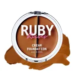 Ruby Kisses 3D Face Creator Cream Foundation & Concealer, 12 Hours Long Lasting, Medium to Full Coverage, Non-Greasy, Ideal for Makeup & Contour Palette (Level 10)