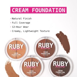 Ruby Kisses 3D Face Creator Cream Foundation & Concealer, 12 Hours Long Lasting, Medium to Full Coverage, Non-Greasy, Ideal for Makeup & Contour Palette (Level 10) Ruby Kisses 3D Face Creator Cream Foundation & Concealer, 12 Hours Long Lasting, Medium to Full Coverage, Non-Greasy, Ideal for Makeup & Contour Palette (Level 10)