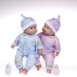 JC Toys Twins 13 Realistic Soft Body Baby Dolls Berenguer Boutique | Twins Gift Set with Removable Outfits and Accessories | Pink and Blue | Caucasian | Ages 2+ JC Toys Twins 13 Realistic Soft Body Baby Dolls Berenguer Boutique | Twins Gift Set with Removable Outfits and Accessories | Pink and Blue | Caucasian | Ages 2+