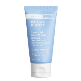 Paula\'s Choice RESIST Super-Light Daily Wrinkle Defense SPF 30 Matte Tinted Face Moisturizer, UVA & UVB Protection, Mineral Sunscreen for Oily Skin, Fragrance-Free & Paraben-Free
