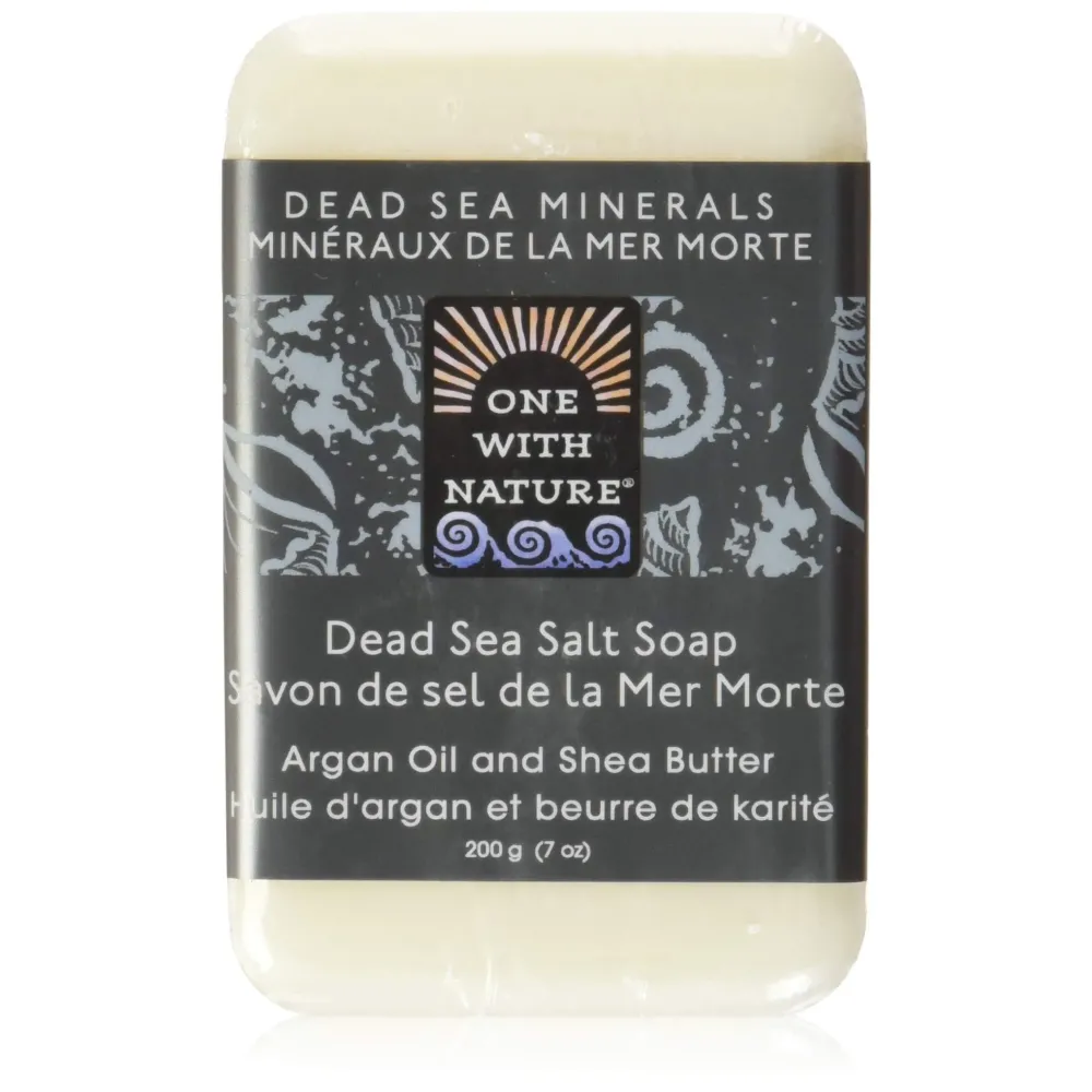 Only Natural One with Nature Dead Sea Mineral Dead Sea Salt Soap, 7 Ounce Only Natural One with Nature Dead Sea Mineral Dead Sea Salt Soap, 7 Ounce