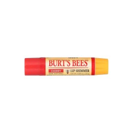 Burt\'s Bees Lip Shimmer, Cherry 0.09 Ounce (Pack of 4)