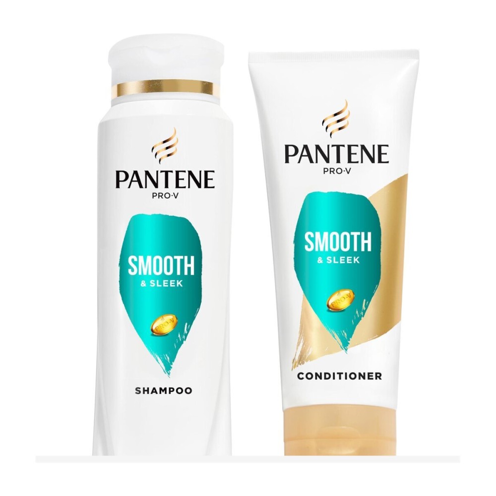 Pantene Pro-V Smooth & Sleek Duo Set Shampoo & Conditioner 12-12.6 Fl Oz Pantene Pro-V Smooth & Sleek Duo Set Shampoo & Conditioner 12-12.6 Fl Oz