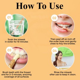 Sewak Al-Falah: Miswak (Traditional Natural Toothbrush) (10 Pack) by Sewak Al-Falah Sewak Al-Falah: Miswak (Traditional Natural Toothbrush) (10 Pack) by Sewak Al-Falah