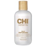 CHI Keratin Silk Infusion, Hydrating Hair Serum For Restoring Softness & Shine, Helps Dry, Damaged Hair, Sulfate-free, 6 Oz