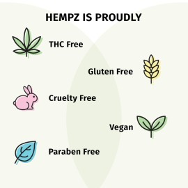 HEMPZ Body Lotion Triple Moisture - Whipped Crme Daily Moisturizing Cream, Shea Butter Hand and Body Moisturizer - Hemp Lotion - Skin Care Products, Hemp Seed Oil - 2.25 oz.