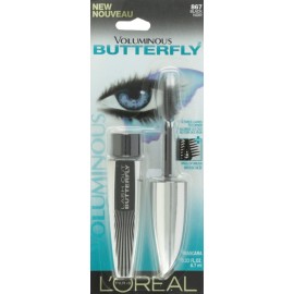 L\'Oreal Paris Voluminous Butterfly Mascara, Washable, Black, 0.22 Fl. Oz., 1 Count L\'Oreal Paris Voluminous Butterfly Mascara, Washable, Black, 0.22 Fl. Oz., 1 Count