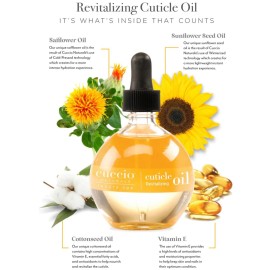 Cuccio Naturale Revitalizing- Hydrating Oil For Repaired Cuticles Overnight - Remedy For Damaged Skin And Thin Nails - Paraben /Cruelty-Free Formula - Milk And Honey - 2.5 Oz Cuccio Naturale Revitalizing- Hydrating Oil For Repaired Cuticles Overnight - Remedy For Damaged Skin And Thin Nails - Paraben /Cruelty-Free Formula - Milk And Honey - 2.5 Oz