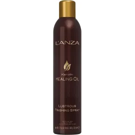 L\'ANZA Keratin Healing Oil Lustrous Finishing Spray, Hair Spray Boosts Hair Shine & Volume, Frizz-Free Hair Treatment & Thermal Protectant Spray, Paraben Free Styling & Hair Care Spray