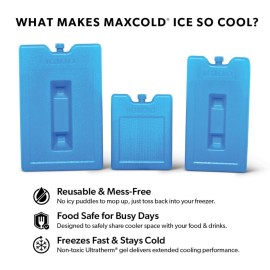 Igloo Maxcold Ice Blocks, Reusable Ice Packs for Coolers, Freezer Pack, Cold Packs for Coolers, Long Lasting Ice Blocks Igloo Maxcold Ice Blocks, Reusable Ice Packs for Coolers, Freezer Pack, Cold Packs for Coolers, Long Lasting Ice Blocks