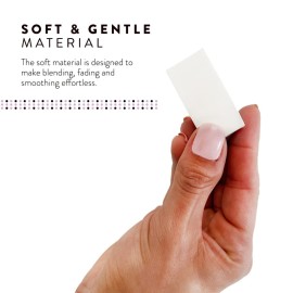 Artist\'s Choice Makeup Sponge Mini Applicator Wedges, Triangle Cosmetic Sponges For Foundation, Blush, Eye Shadow, Blending and Smoothing, Disposable, Latex Free, 100 Pack Artist\'s Choice Makeup Sponge Mini Applicator Wedges, Triangle Cosmetic Sponges For Foundation, Blush, Eye Shadow, Blending and Smoothing, Disposable, Latex Free, 100 Pack